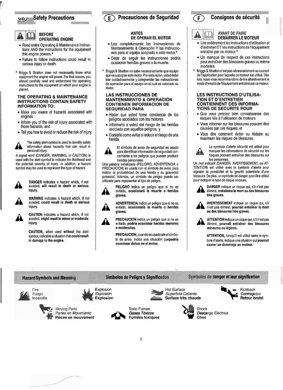 Troy-Bilt 01919-1 User Manual | Page 17 / 34