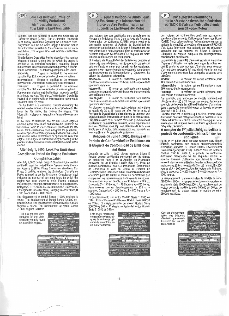 Troy-Bilt 01919-1 User Manual | Page 31 / 34