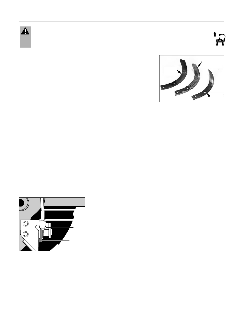 Warning | Troy-Bilt 12212 User Manual | Page 25 / 48