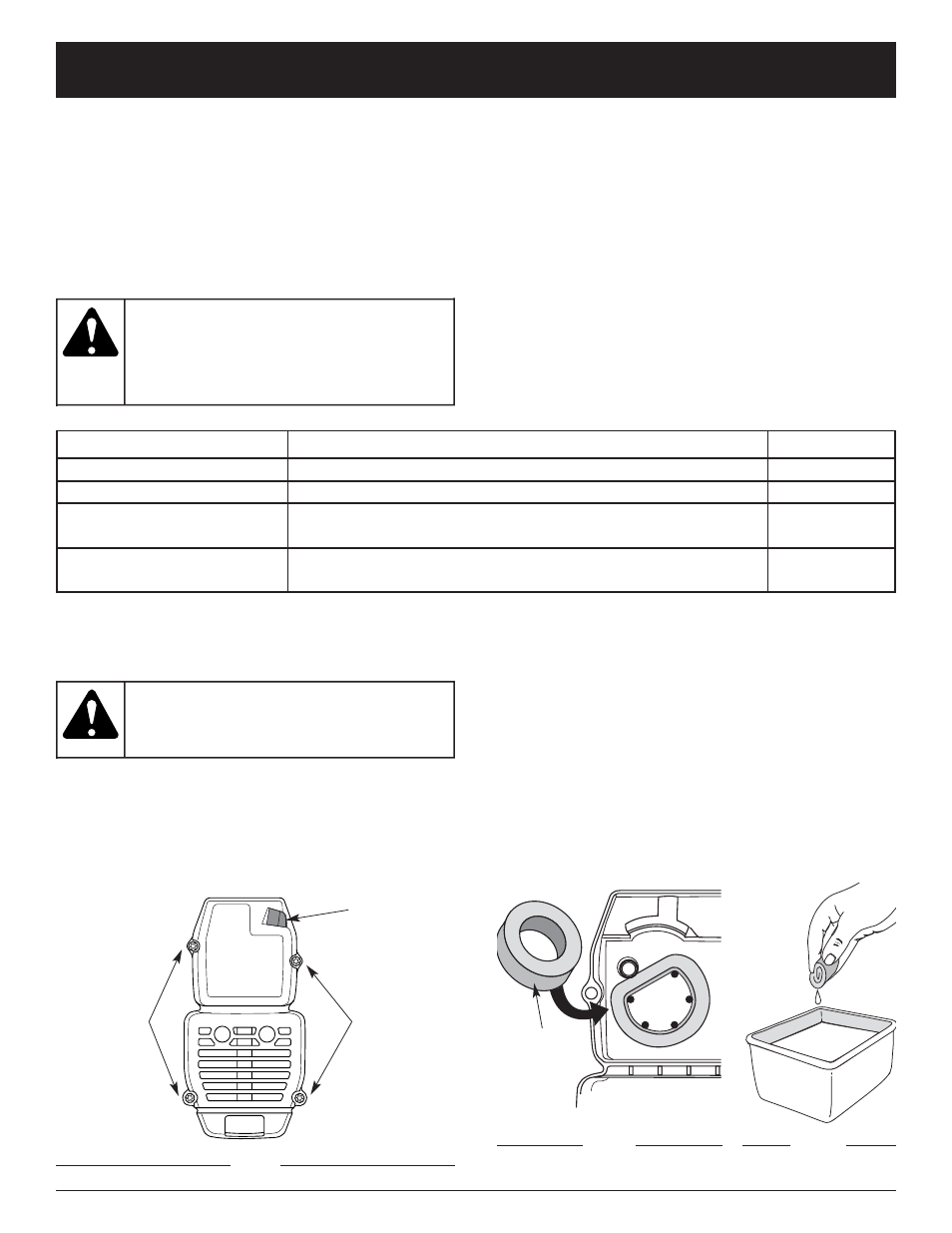 Warning, Maintenance and repair instructions | Troy-Bilt TB320BV User Manual | Page 15 / 72