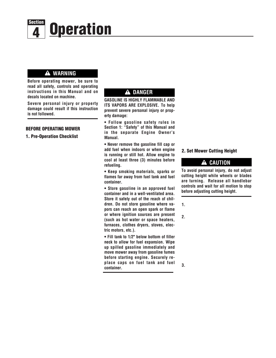 Operation | Troy-Bilt 753B User Manual | Page 13 / 32