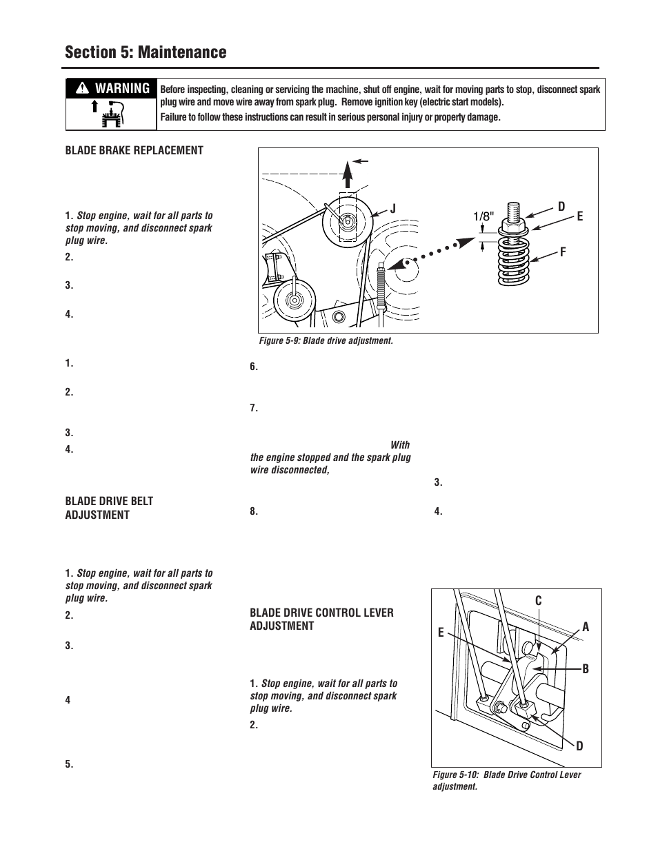 Warning | Troy-Bilt 753B User Manual | Page 22 / 32