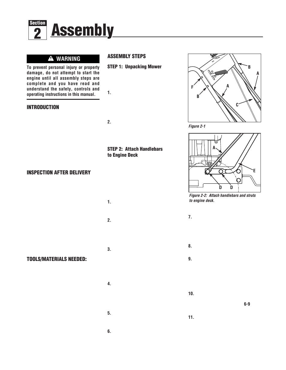 Assembly | Troy-Bilt 753B User Manual | Page 6 / 32