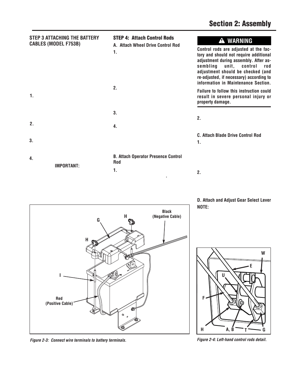 Warning | Troy-Bilt 753B User Manual | Page 7 / 32