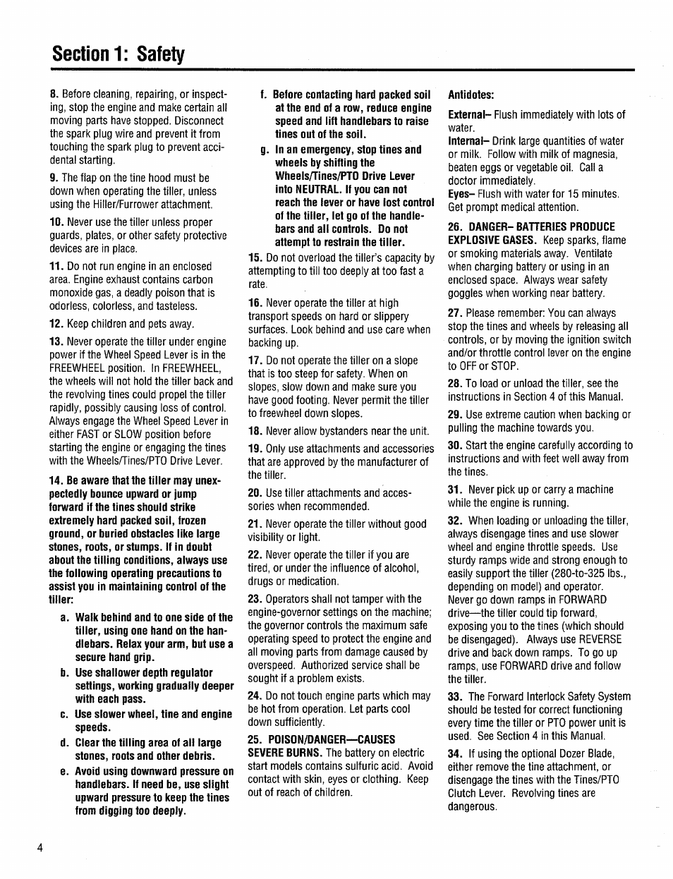 Troy-Bilt 12204-10HP User Manual | Page 4 / 64