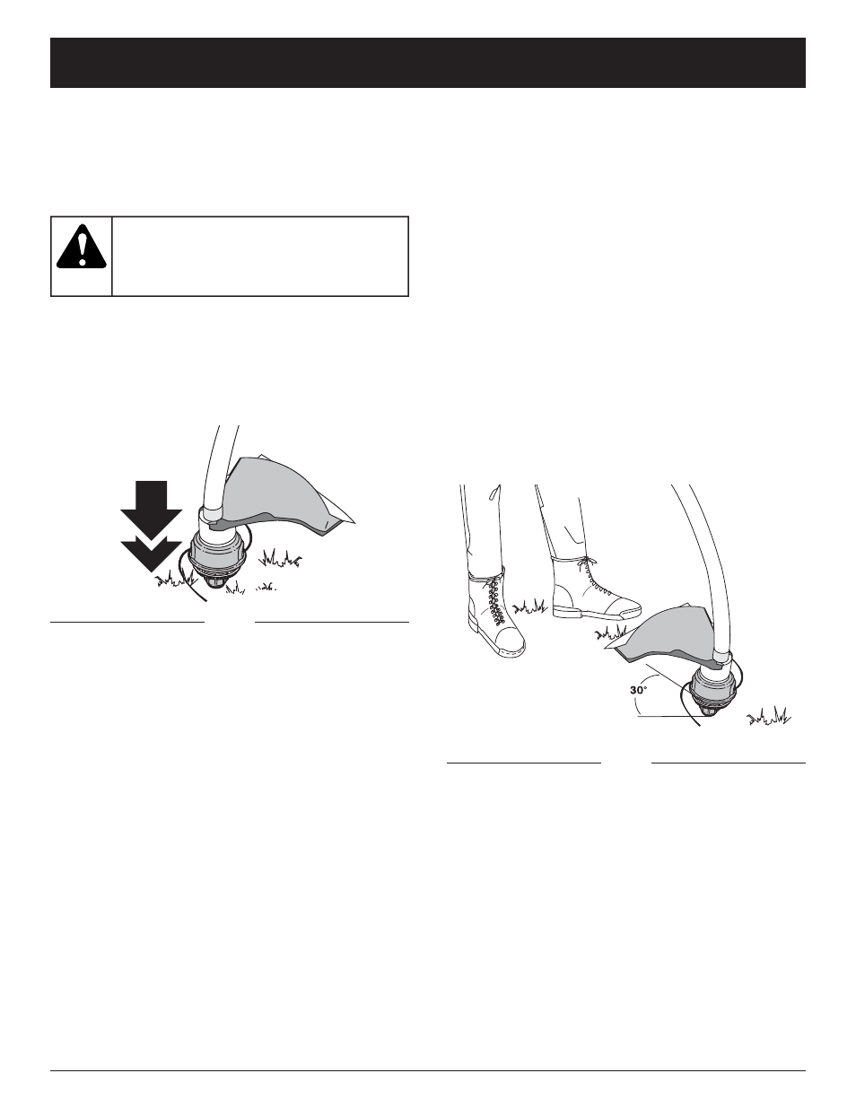 Caution, Operating instructions | Troy-Bilt TB32CS User Manual | Page 10 / 52