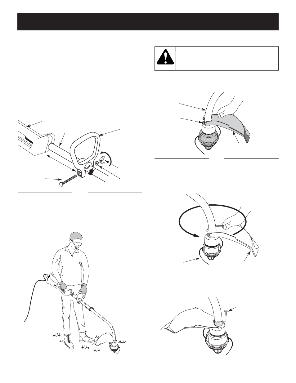 Avertissement, Instructions de montage | Troy-Bilt TB32CS User Manual | Page 23 / 52