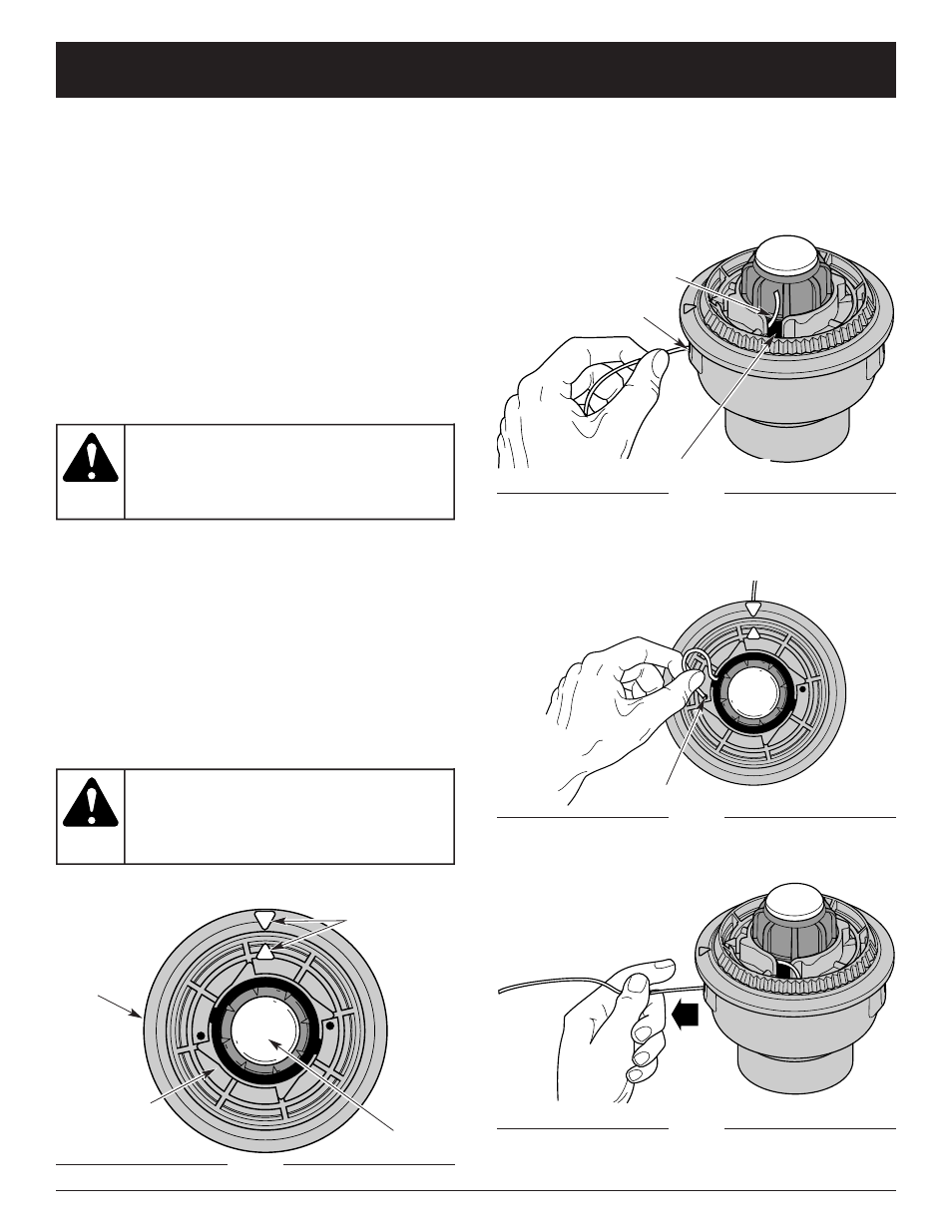 Avertissement, Entretien et réparations | Troy-Bilt TB32CS User Manual | Page 27 / 52