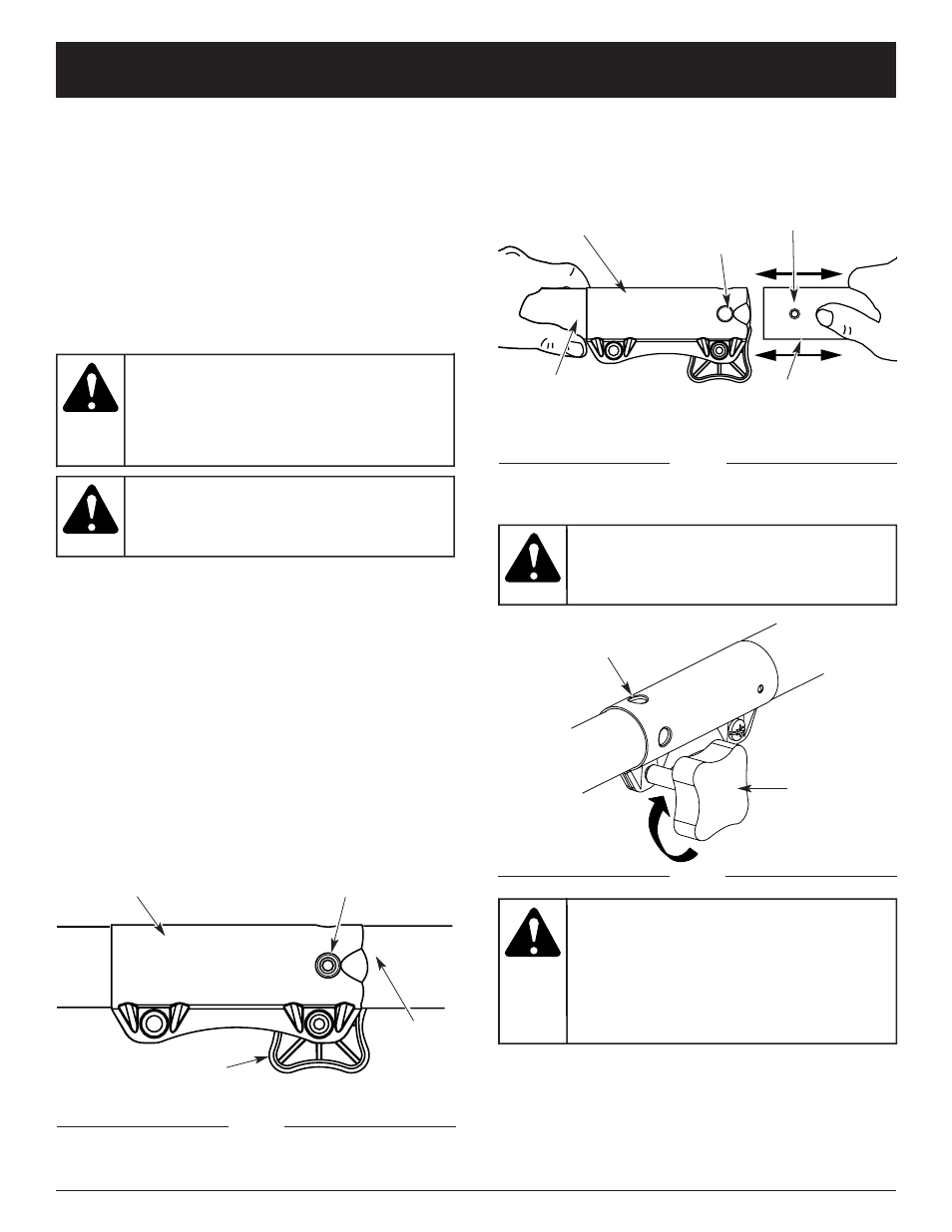 Precaucion, Advertencia, Instrucciones de operacion | Troy-Bilt TB32CS User Manual | Page 41 / 52
