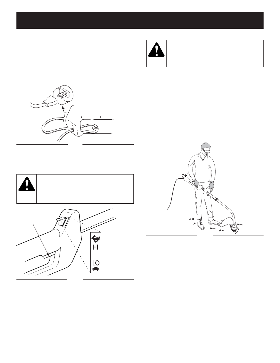 Advertencia, Instrucciones de operacion | Troy-Bilt TB32CS User Manual | Page 42 / 52