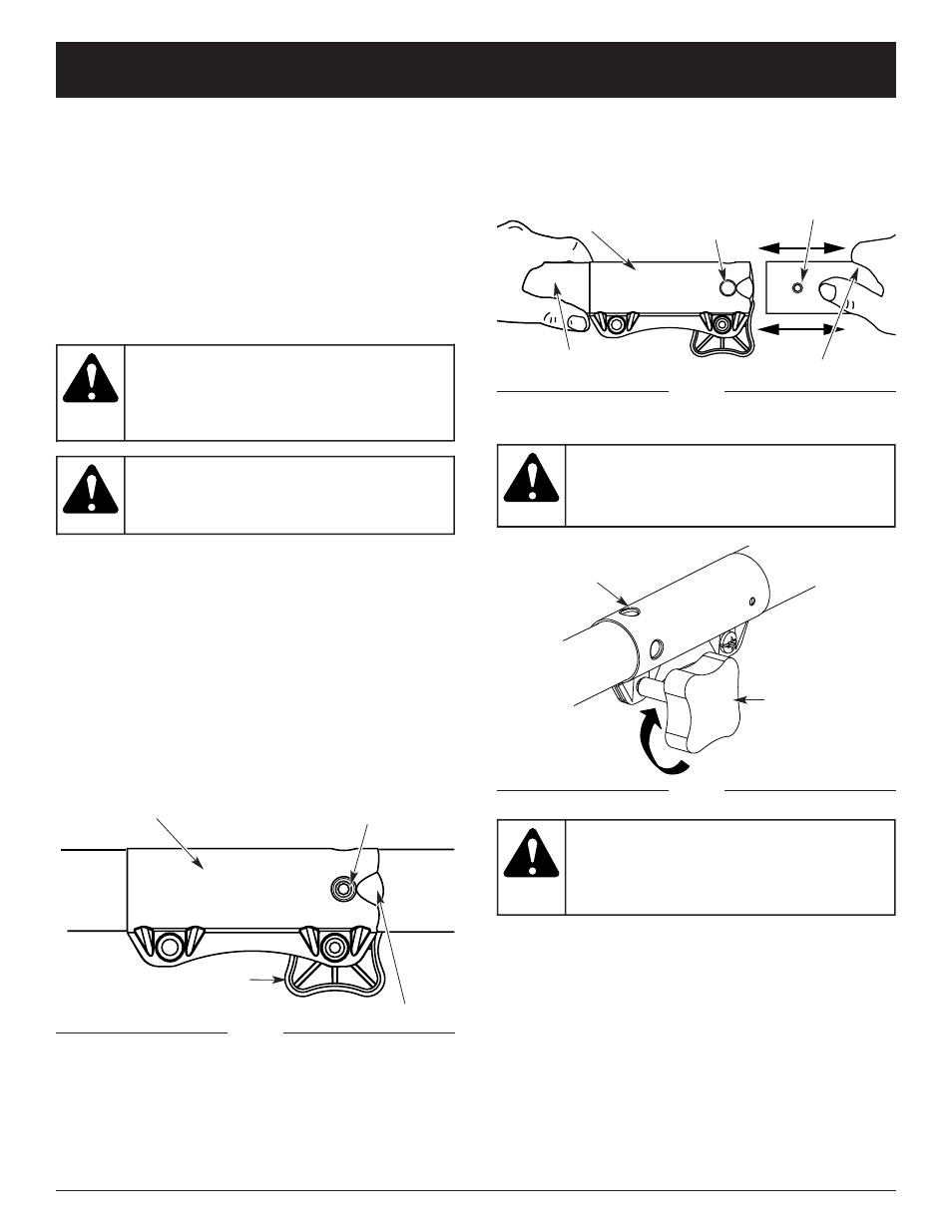 Warning, Caution, Operating instructions | Troy-Bilt TB32CS User Manual | Page 8 / 52