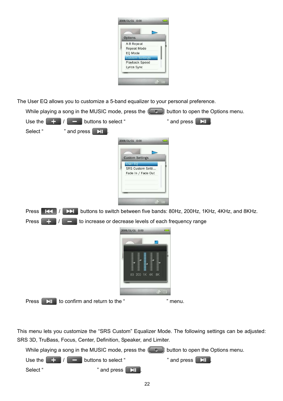 Transcend Information Transcend MP860 User Manual | Page 22 / 79