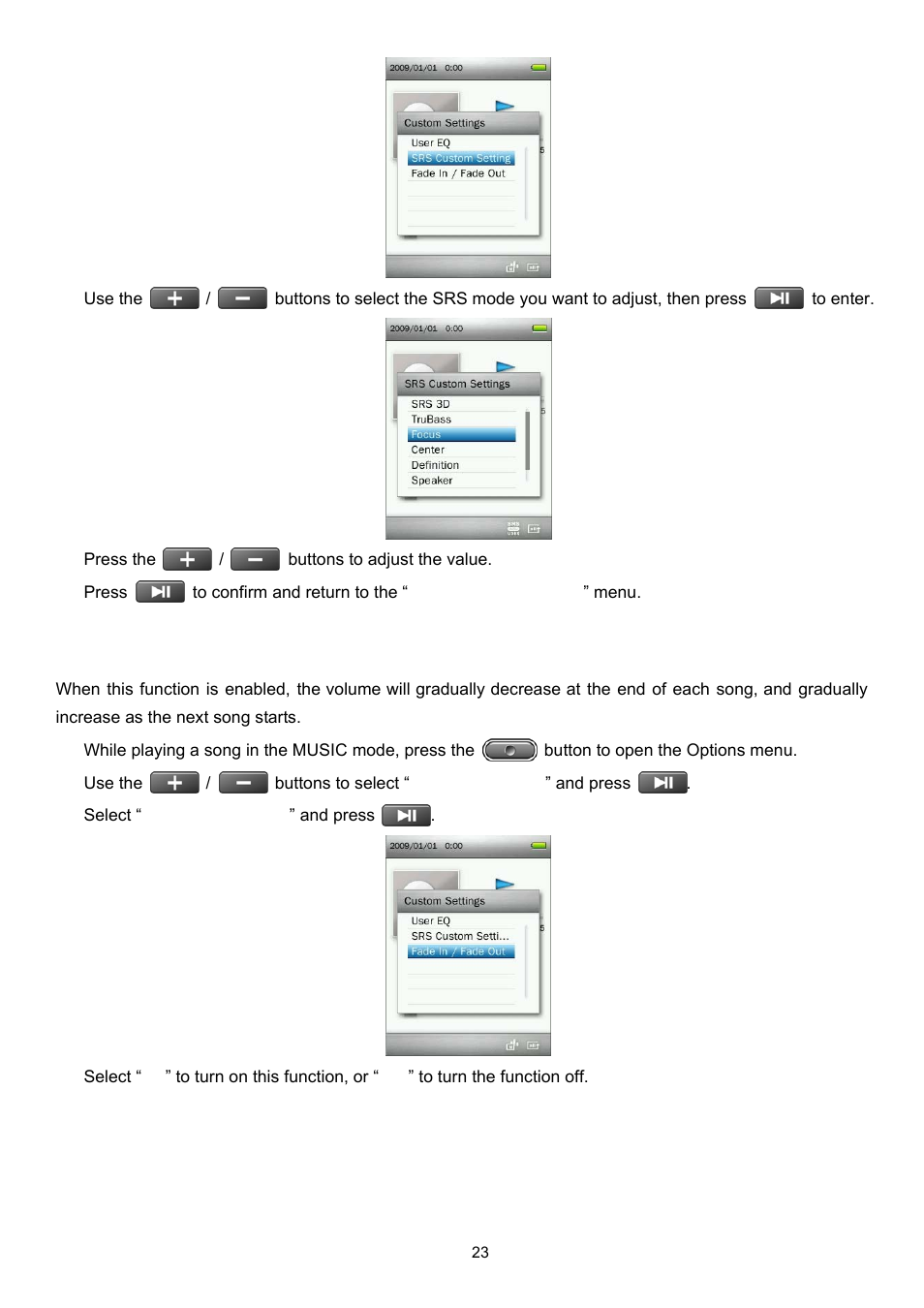Transcend Information Transcend MP860 User Manual | Page 23 / 79