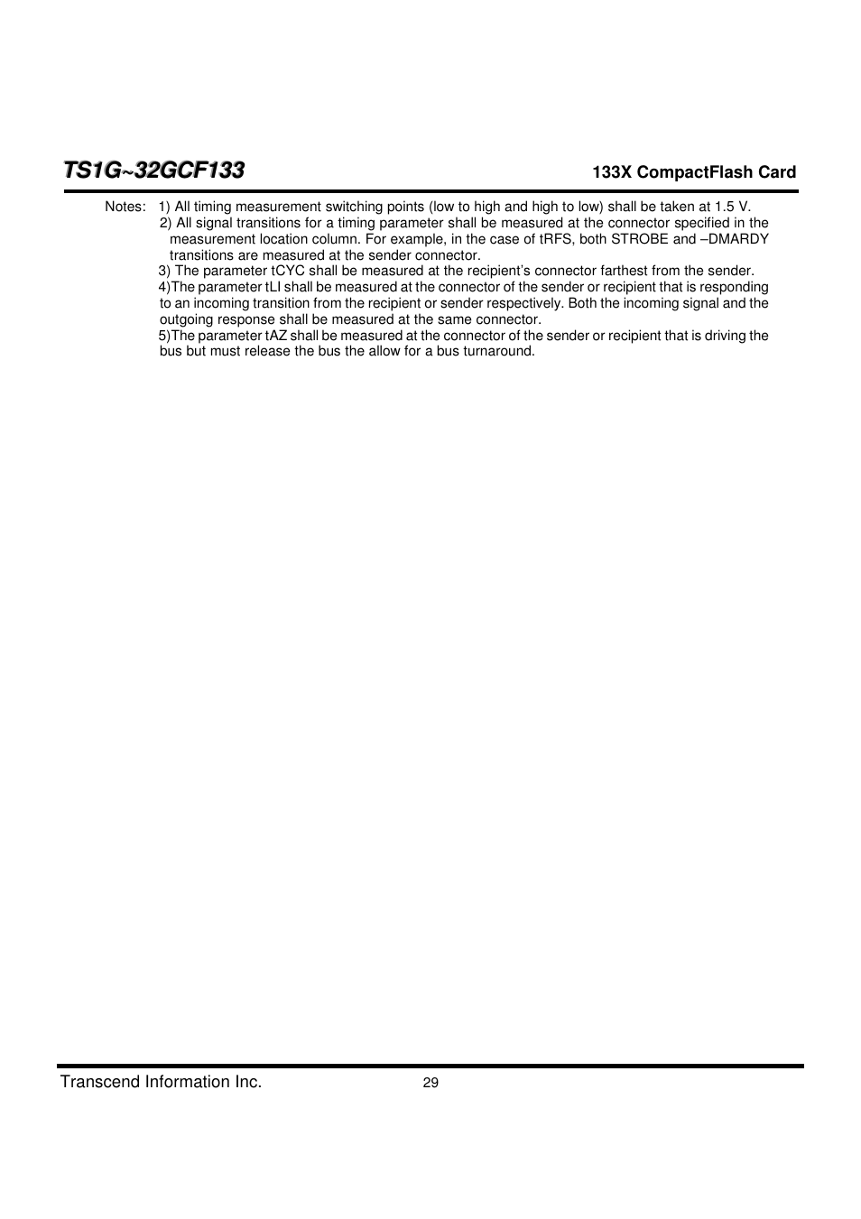 Transcend Information CompactFlash TS1G-32GCF133 User Manual | Page 29 / 79