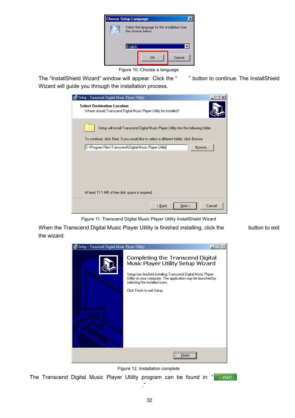 Transcend Information TS4GMP320 User Manual | Page 32 / 41