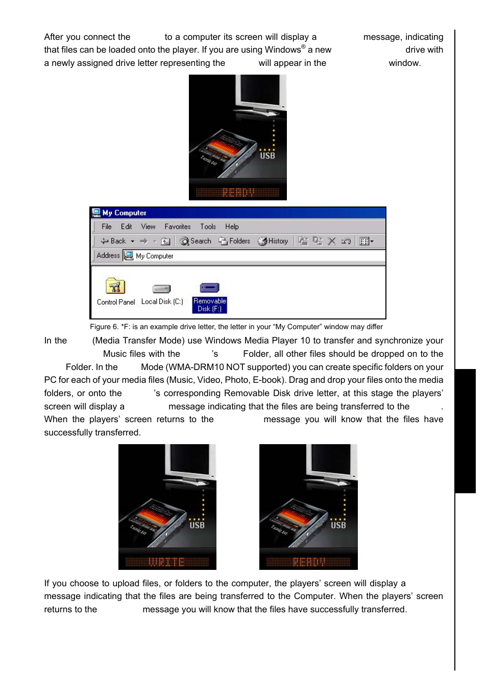 Use with a computer | Transcend Information TS8GMP840 User Manual | Page 52 / 73