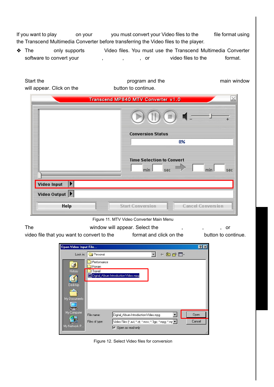 Transcend multimedia converter | Transcend Information TS8GMP840 User Manual | Page 56 / 73