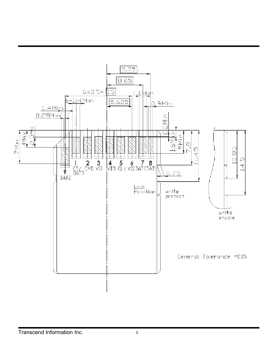 Transcend Information Secure Digital Card TS2GSD133 User Manual | Page 8 / 10