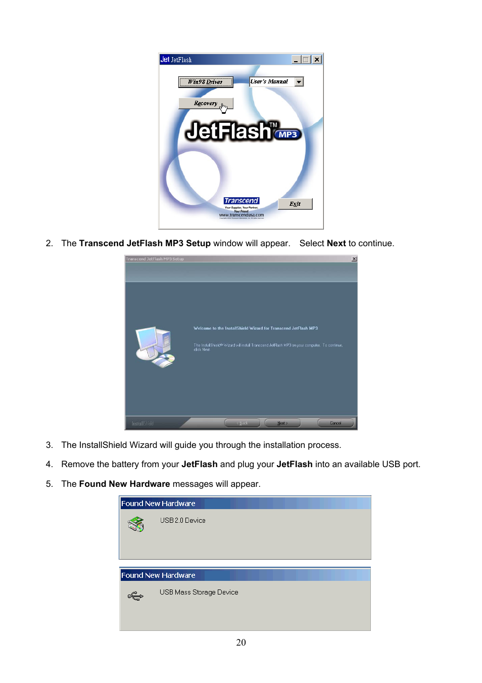 Transcend Information TS1GJF User Manual | Page 23 / 30