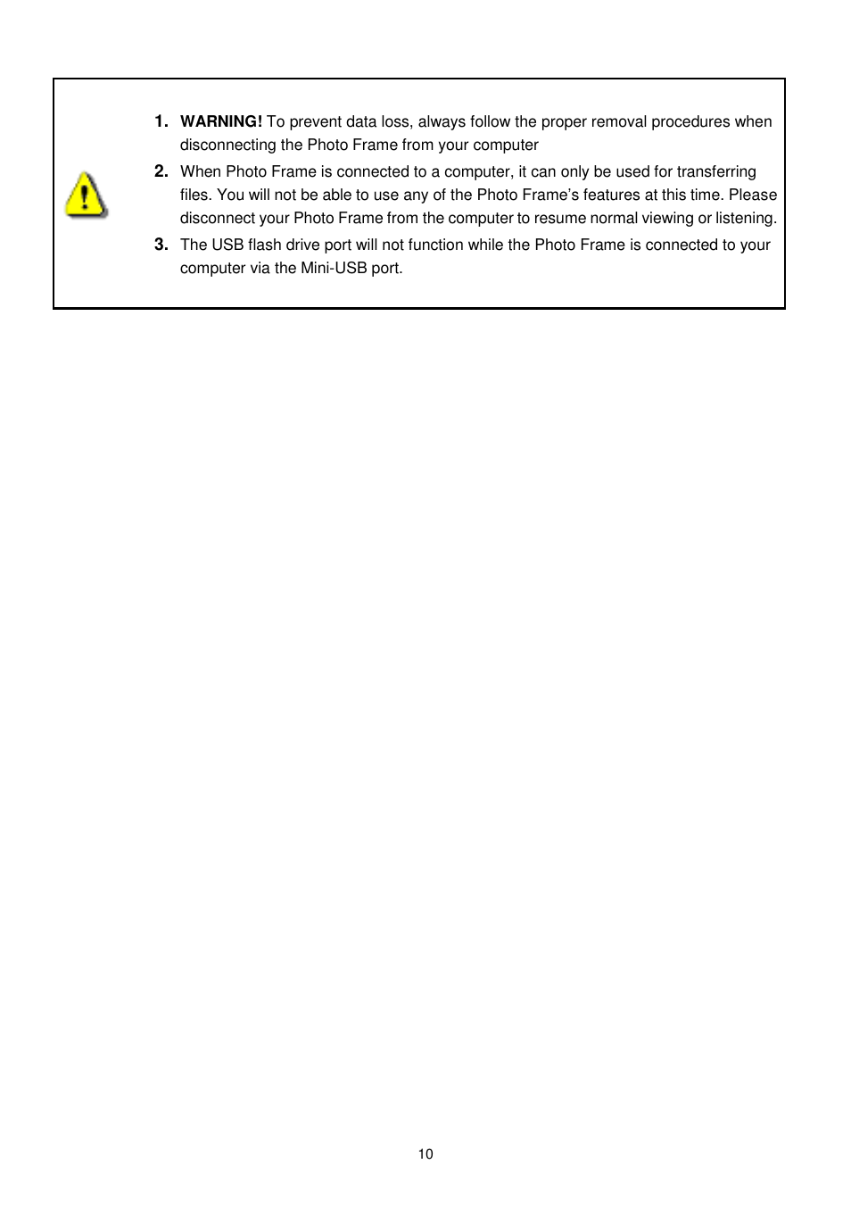 Transcend Information PF705 User Manual | Page 11 / 31