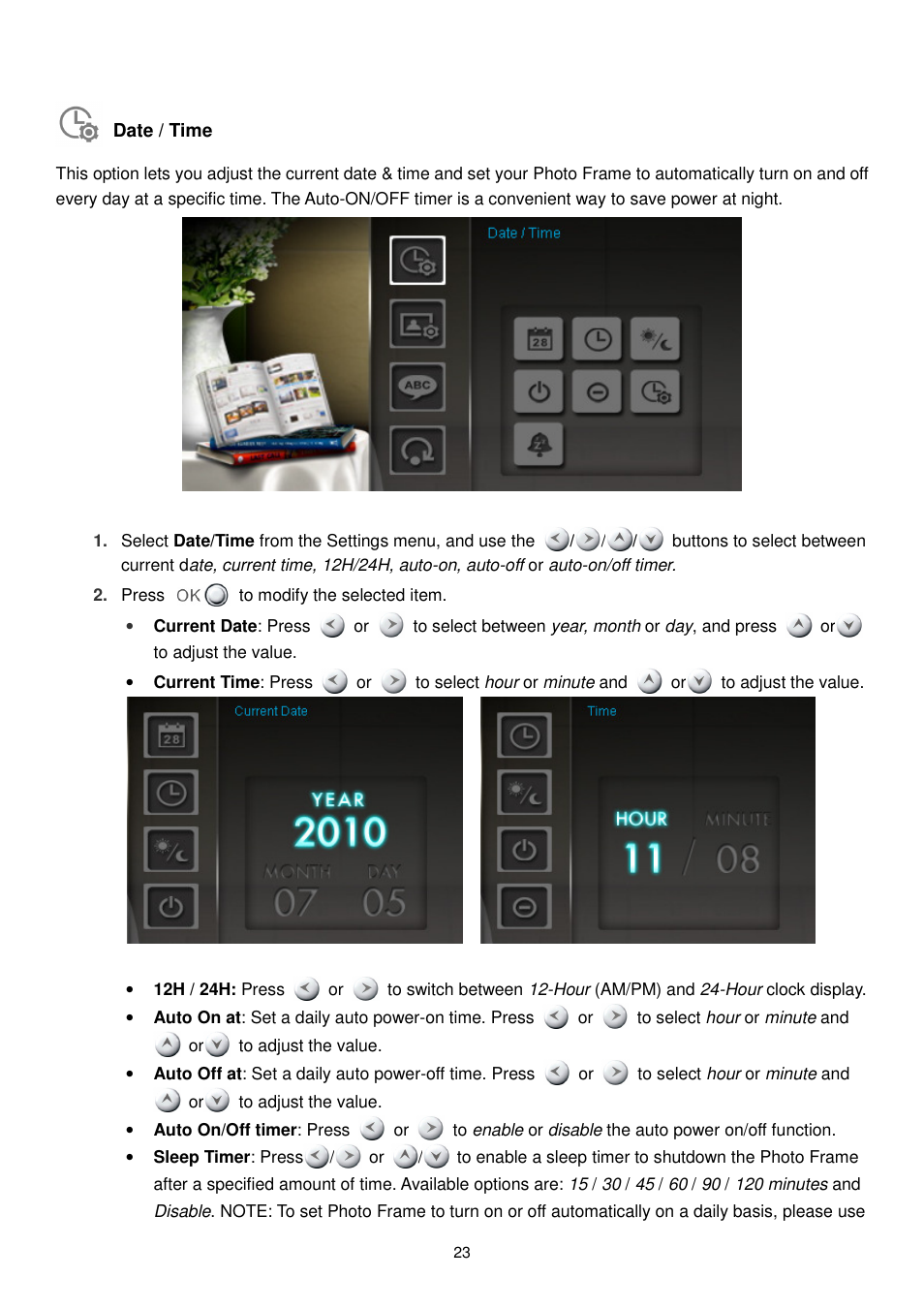 Transcend Information PF705 User Manual | Page 24 / 31