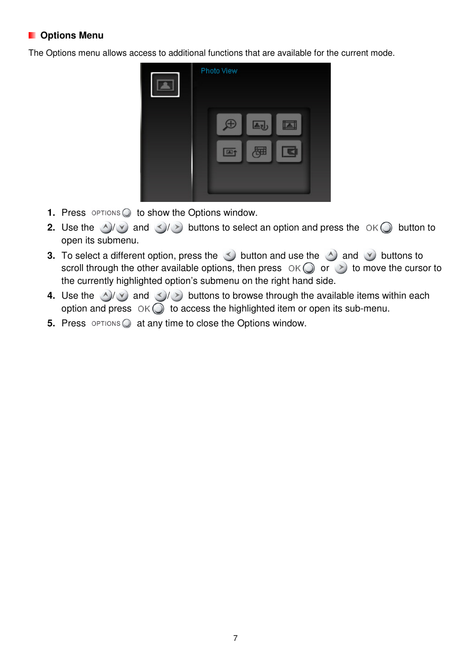 Transcend Information PF705 User Manual | Page 8 / 31