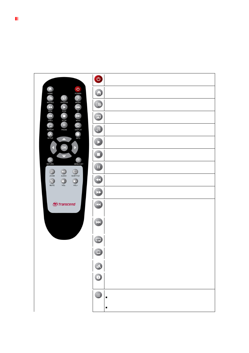 Transcend Information DMP10 User Manual | Page 7 / 31