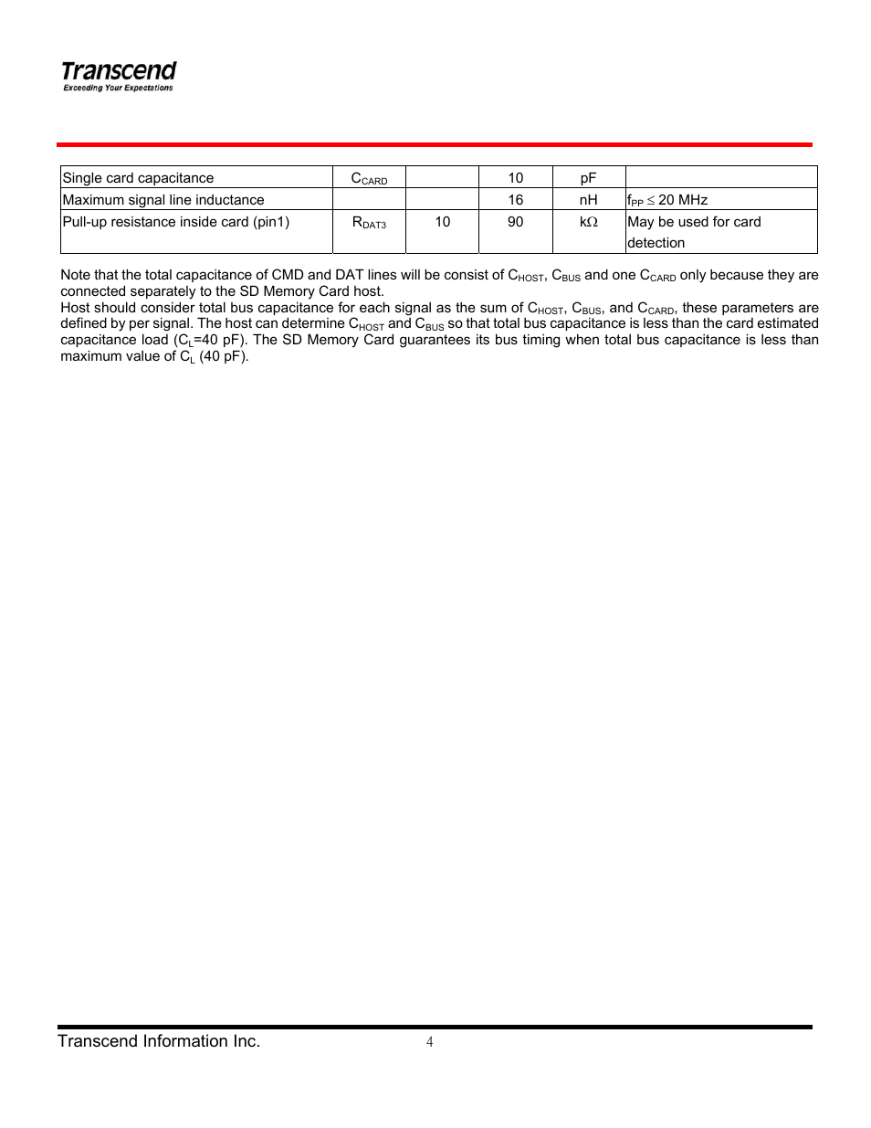 Transcend Information TS4G-16GSDHC6- S5W User Manual | Page 4 / 27