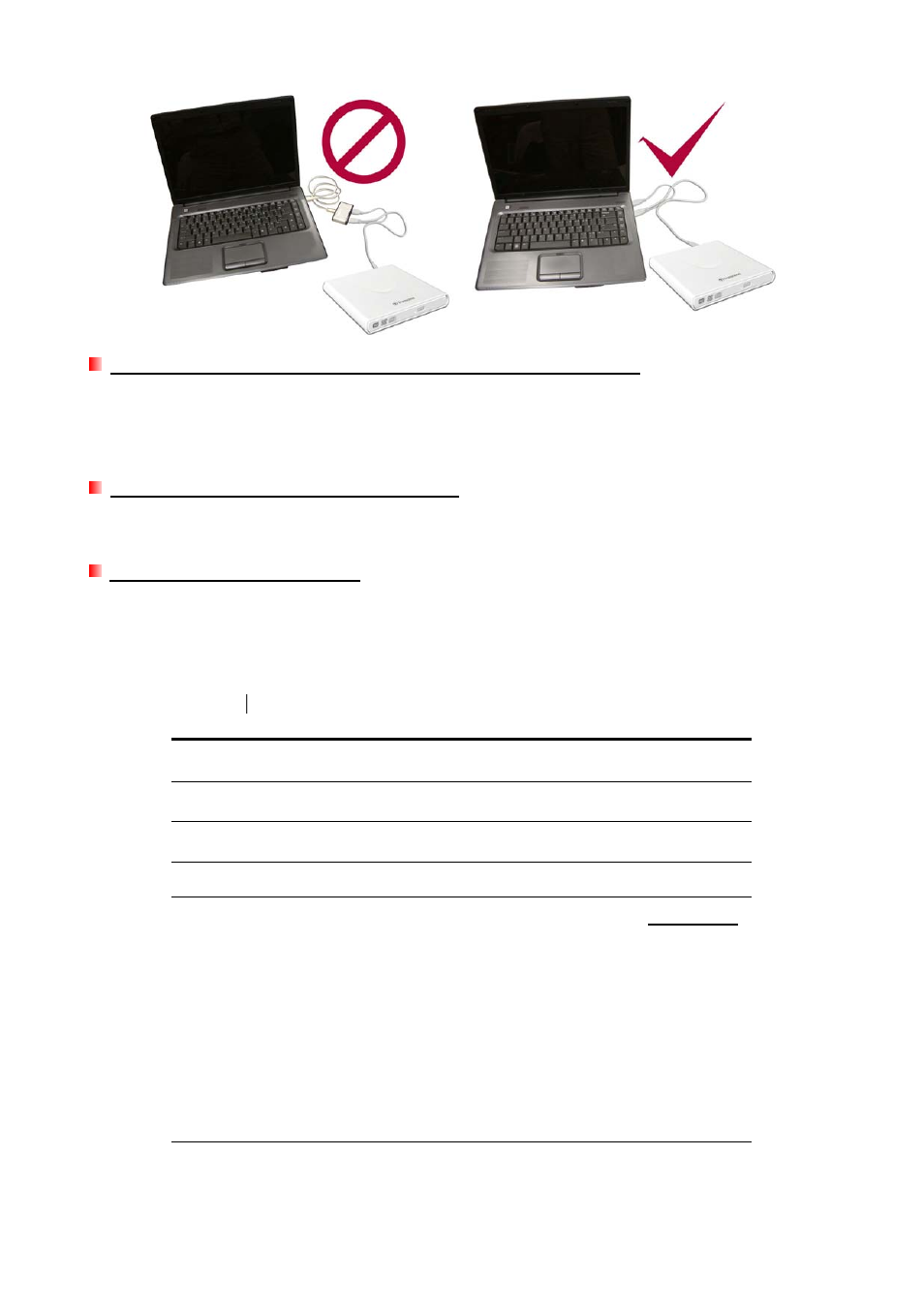 Specifications | Transcend Information TS8XDVDRW User Manual | Page 16 / 19
