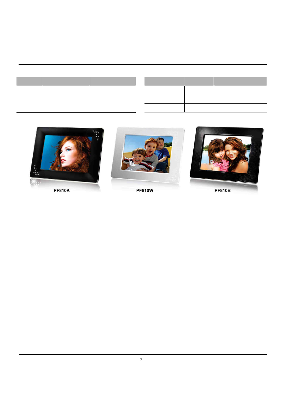 Transcend Information PF810 User Manual | Page 2 / 3