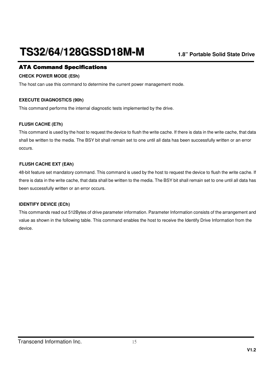 Transcend Information TS32 User Manual | Page 15 / 32