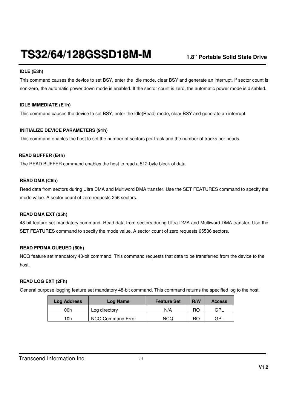 Transcend Information TS32 User Manual | Page 23 / 32