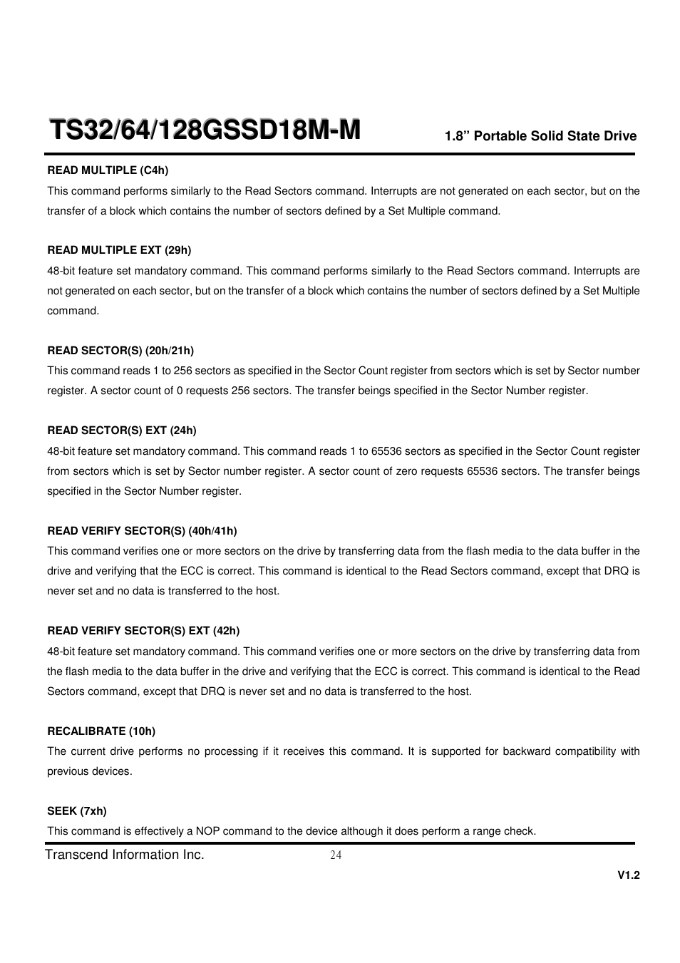 Transcend Information TS32 User Manual | Page 24 / 32