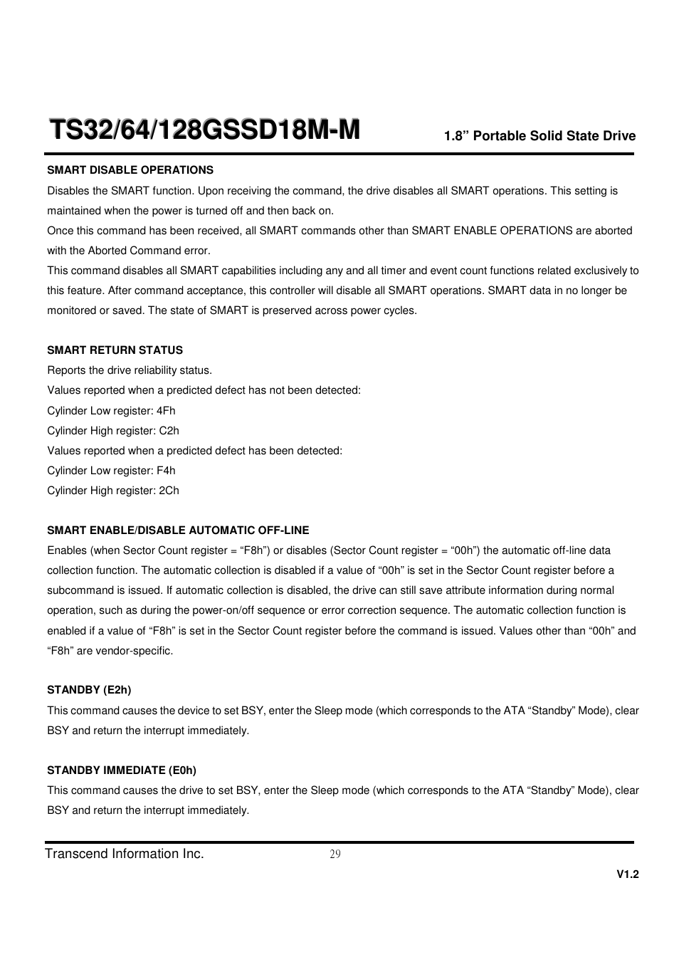 Transcend Information TS32 User Manual | Page 29 / 32