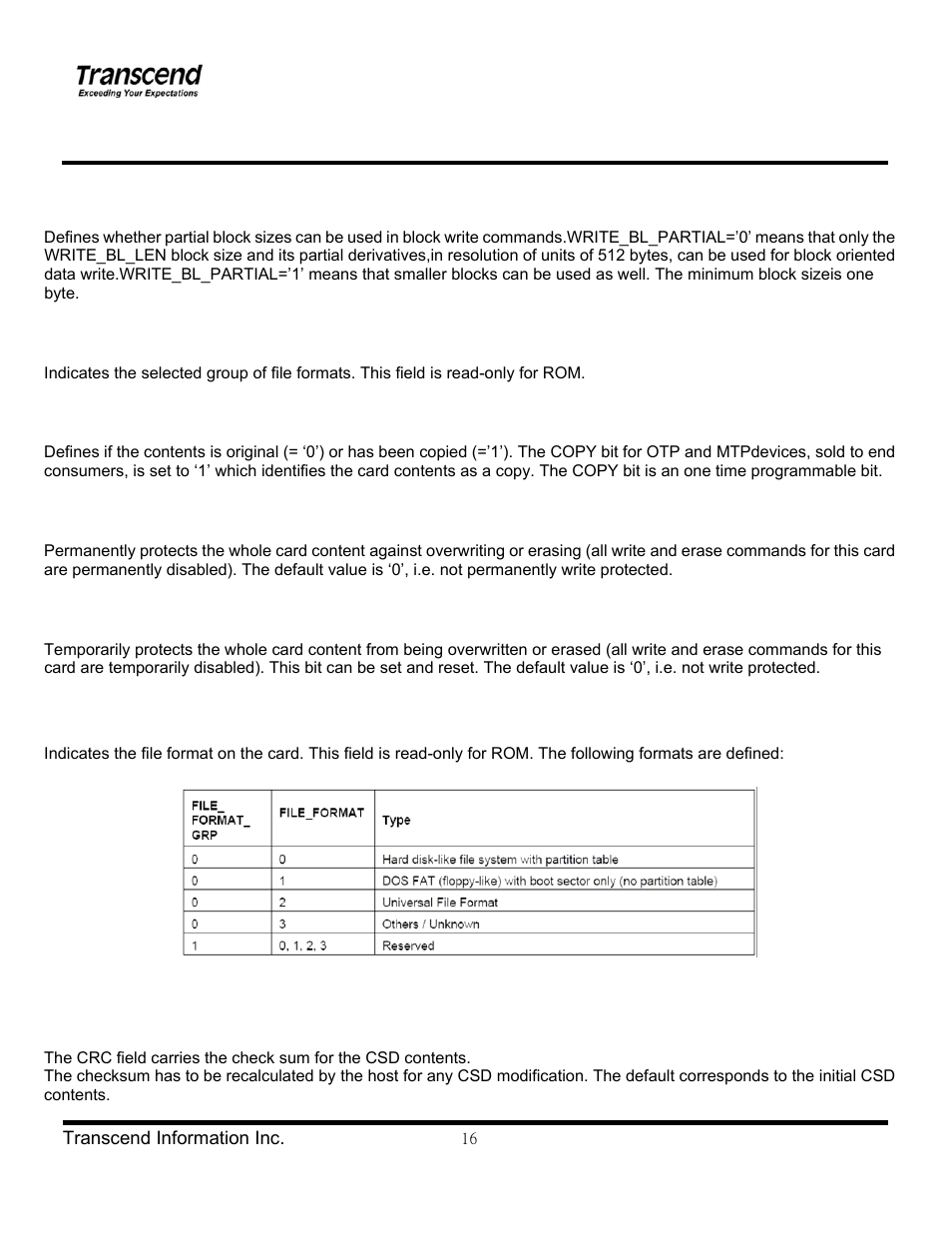 Transcend Information TS1~2GUSD-S3 User Manual | Page 16 / 27