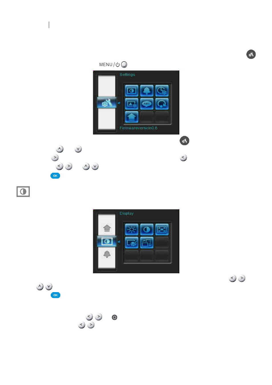 Settings | Transcend Information TS-PF700B-J User Manual | Page 27 / 35