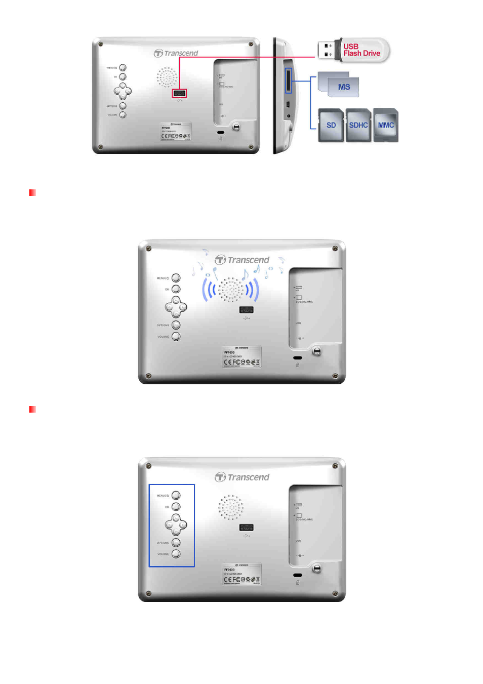 Transcend Information TS-PF700B-J User Manual | Page 8 / 35