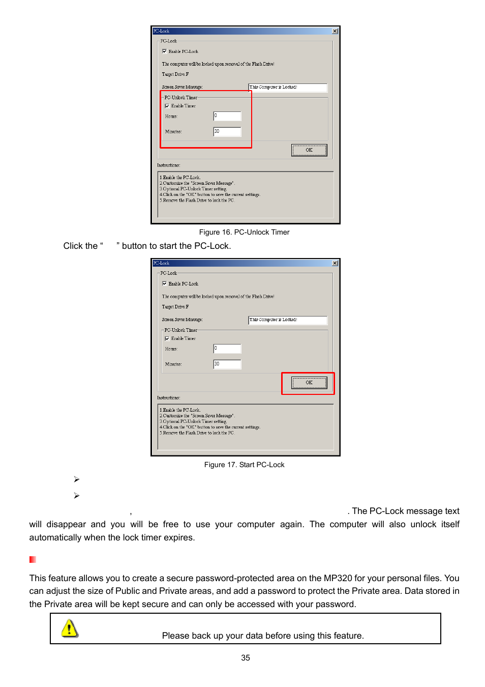 Partition | Transcend Information T.SONIC 320 User Manual | Page 35 / 42