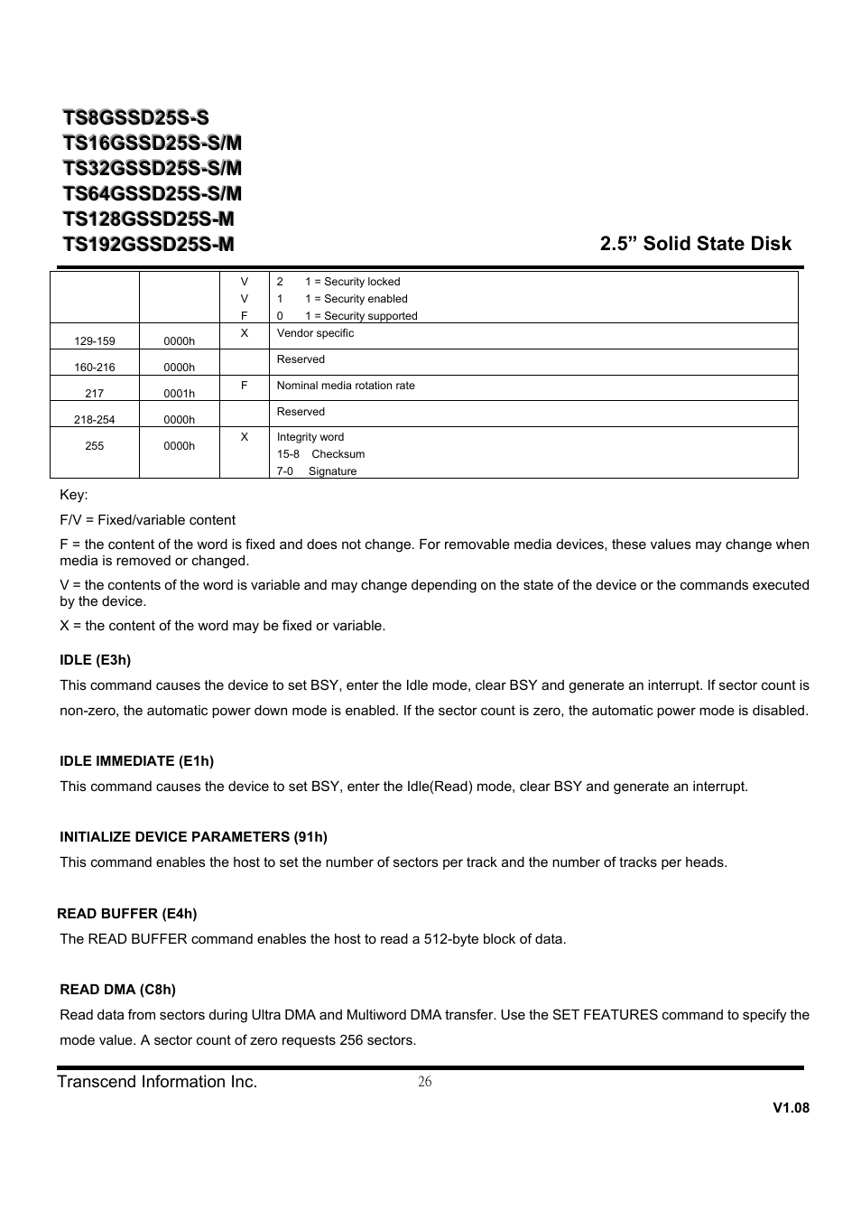 Transcend Information SSD25S User Manual | Page 26 / 38