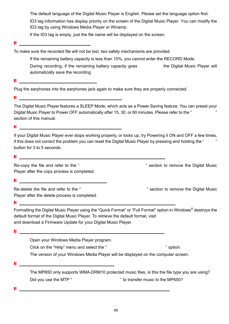 Transcend Information TS4GMP650 User Manual | Page 40 / 43
