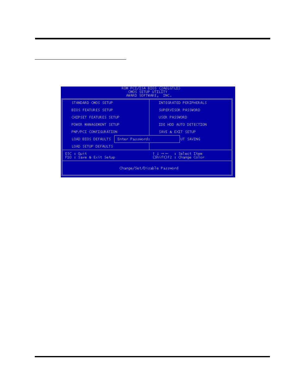 Bios setup, 9 supervisor password | Transcend Information INTEL SOCKET 370 CELERON SERIES TS-ABX31 User Manual | Page 39 / 44