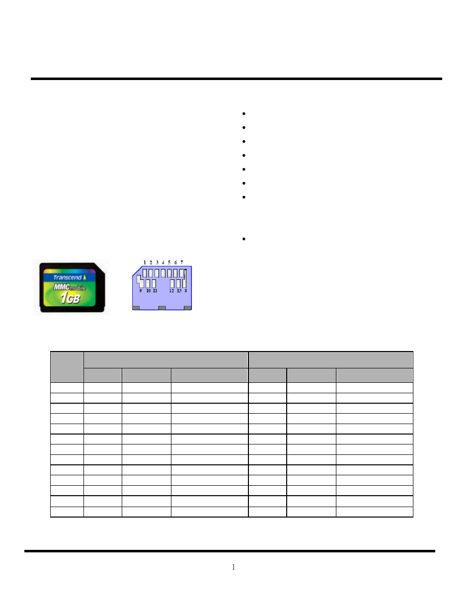 Transcend Information Mobile Memory Card TS1GRMMC4 User Manual | 11 pages