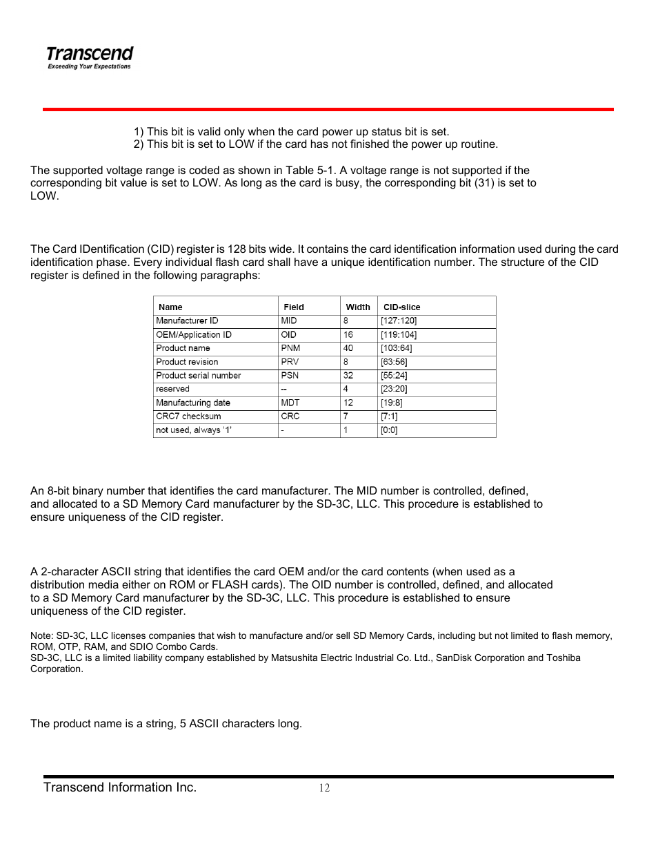 Transcend Information TS4/8GUSDHC6-P3 User Manual | Page 12 / 28