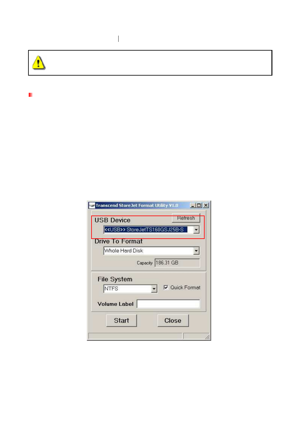 Formatting the hard drive | Transcend Information StoreJetTM 25P User Manual | Page 15 / 26