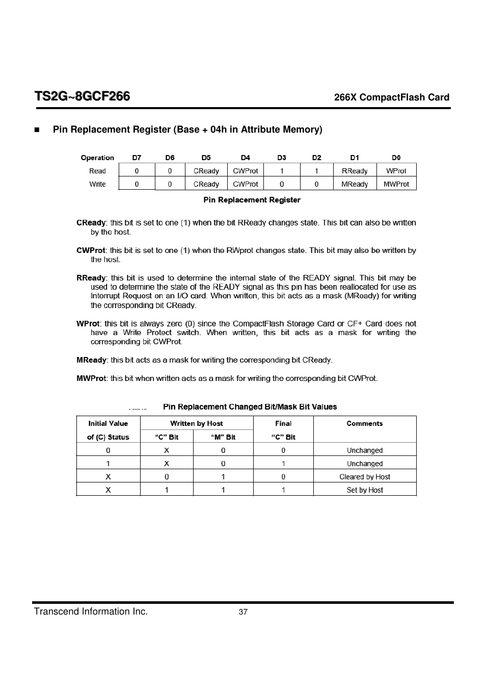 Transcend Information TS2G-8GCF266 User Manual | Page 37 / 80
