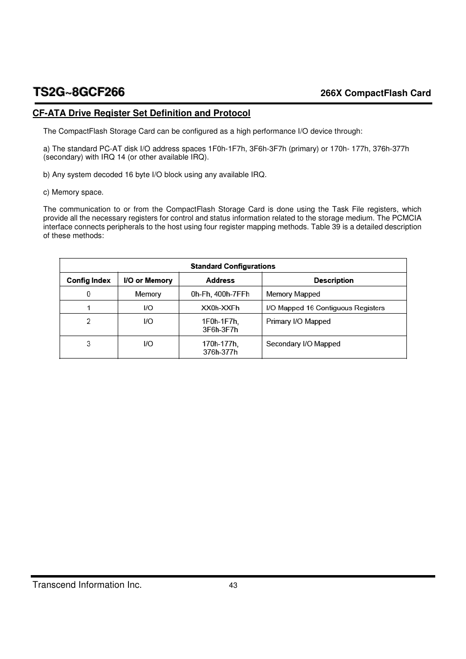 Transcend Information TS2G-8GCF266 User Manual | Page 43 / 80