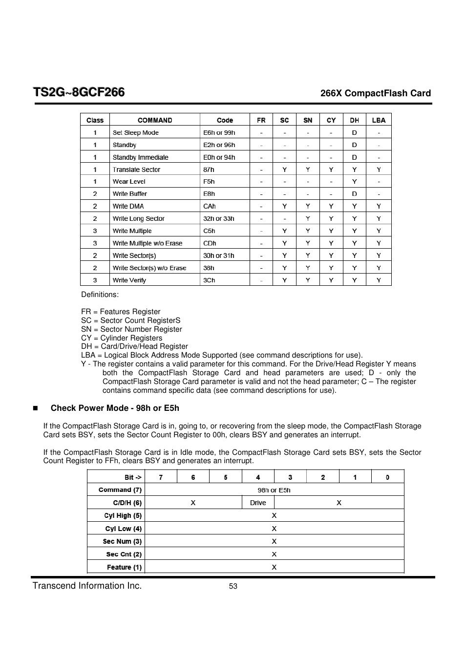Transcend Information TS2G-8GCF266 User Manual | Page 53 / 80