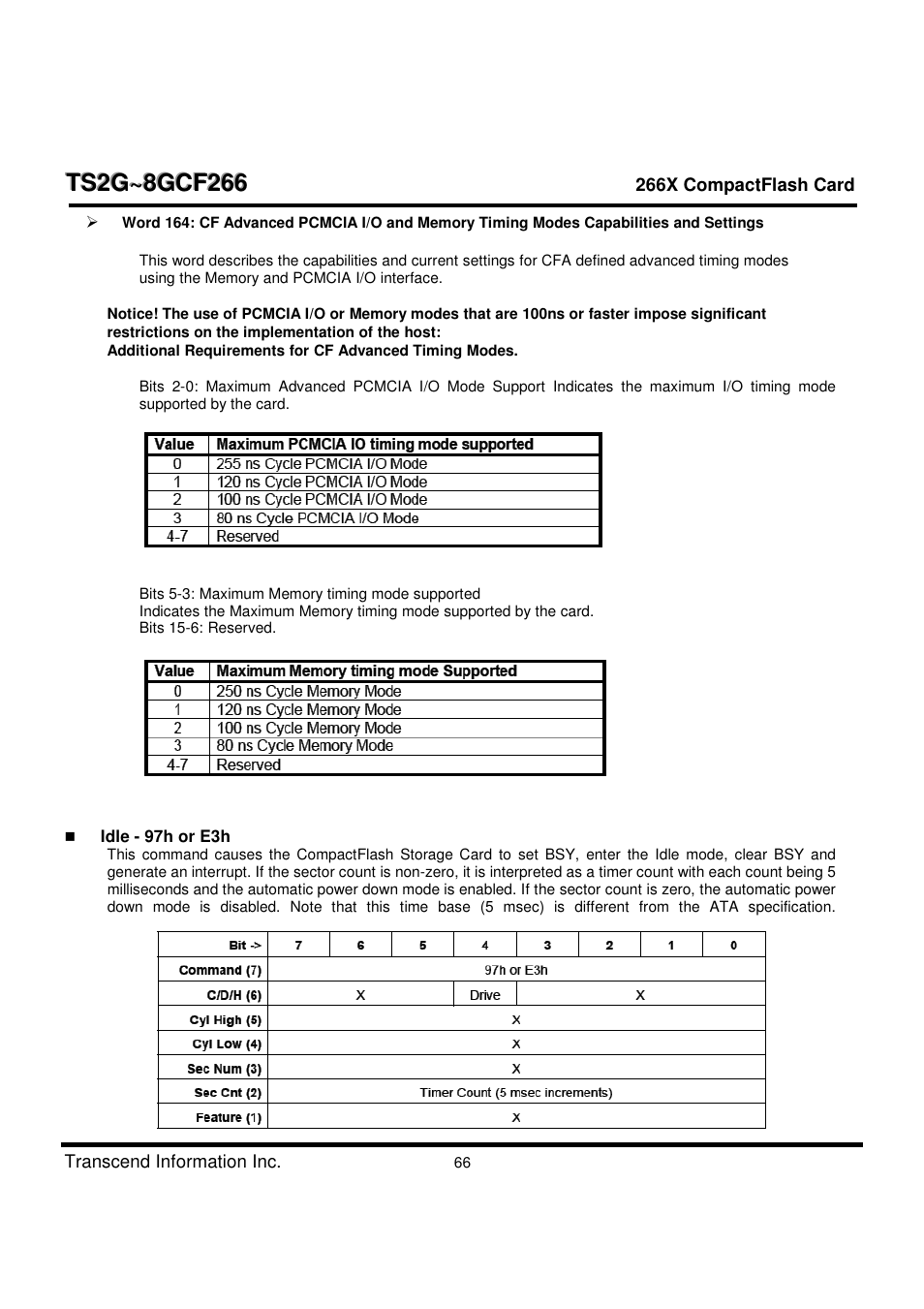 Transcend Information TS2G-8GCF266 User Manual | Page 66 / 80