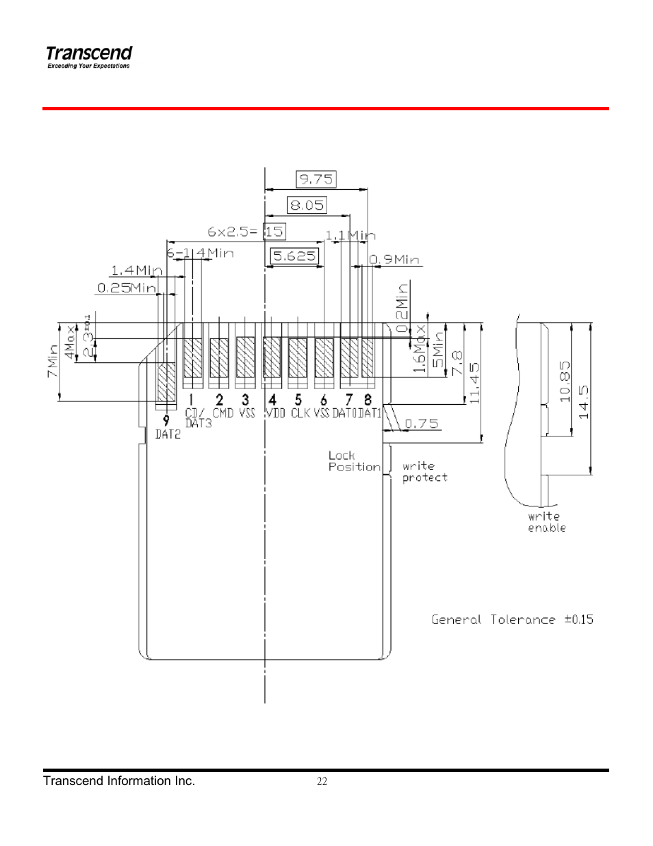 Transcend Information TS8GSDHC 6 User Manual | Page 22 / 24