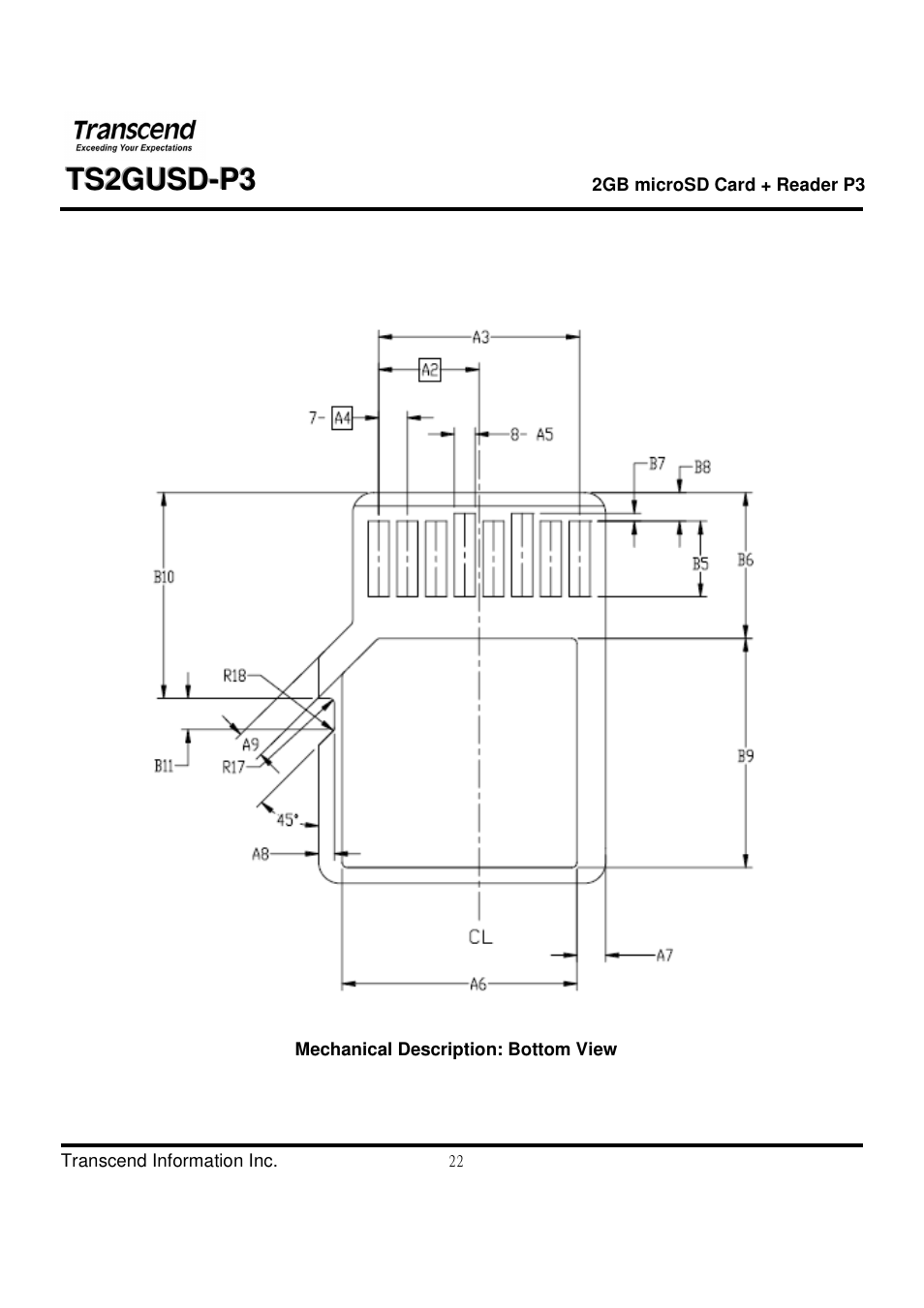 Transcend Information TS2GUSD-P3 User Manual | Page 22 / 27